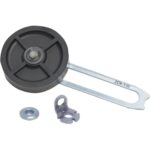 מנוף למפסק גבול XCKS/M/J - גלגל פלסטיק 50 מ"מ מתכוונן